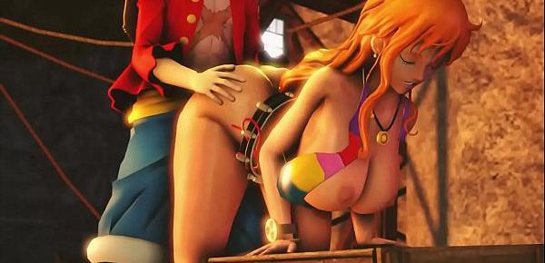  One piece nami doggystyle